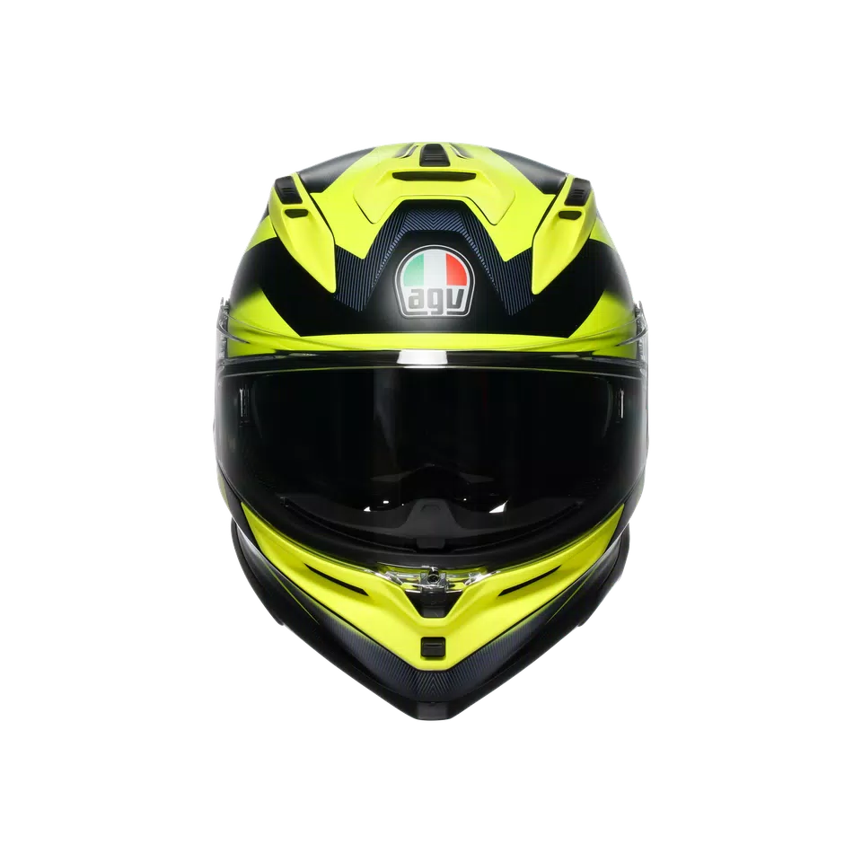 K7 AGV E2206 MPLK - GLIMPSE MATT BLACK/YELLOW FLUO