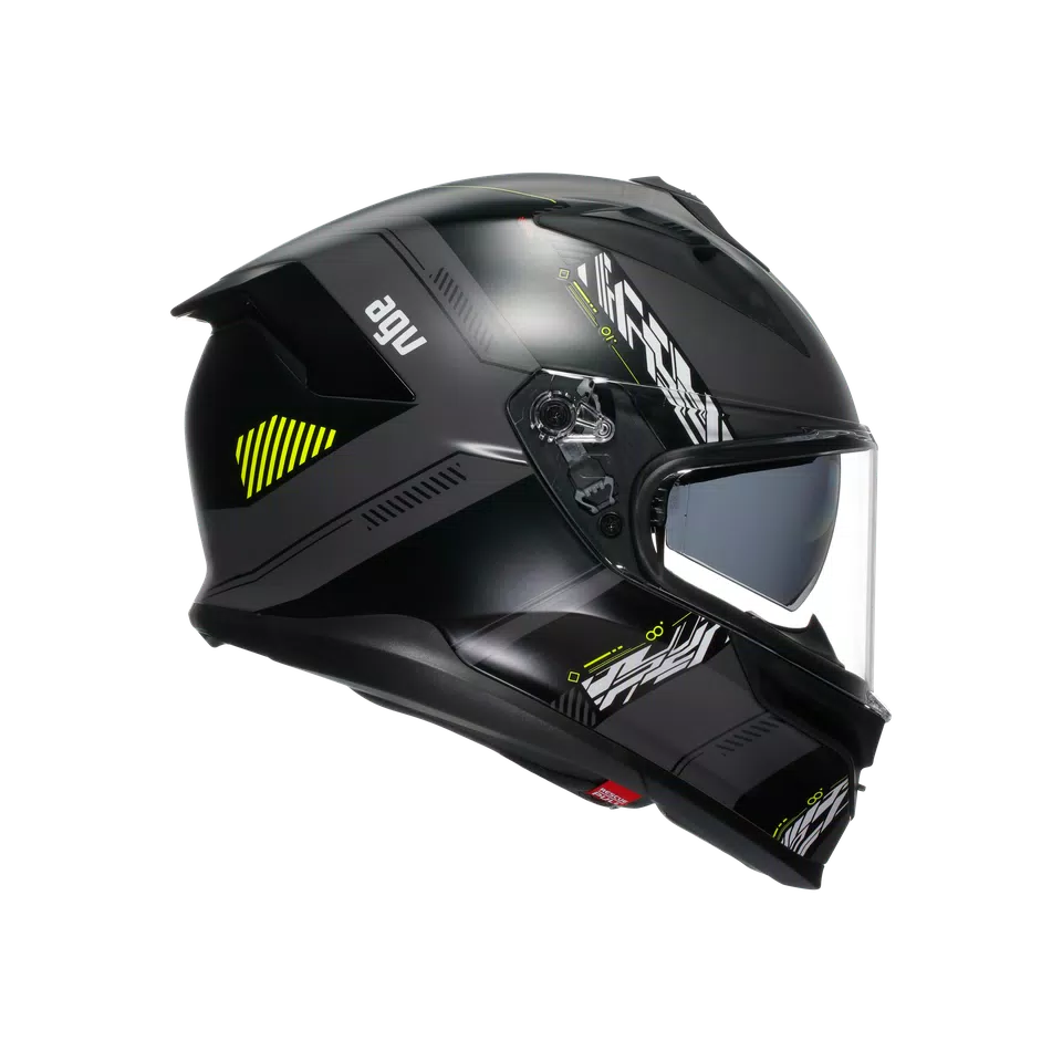 K7 AGV E2206 MPLK - KYBER MATT GREY/FLUO YELLOW