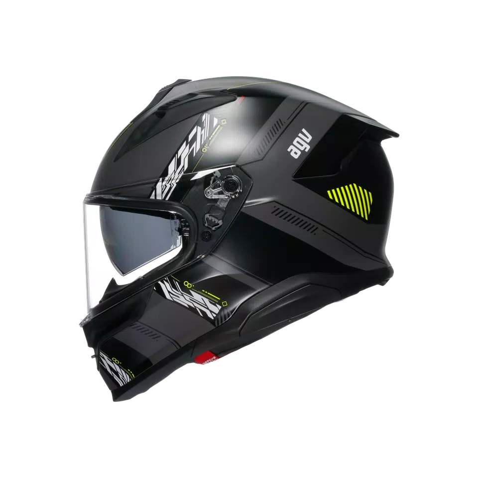 K7 AGV E2206 MPLK - KYBER MATT GREY/FLUO YELLOW