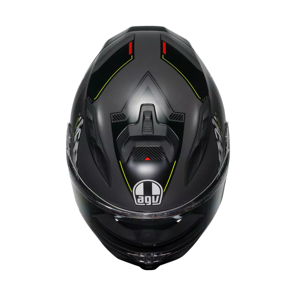 K7 AGV E2206 MPLK - KYBER MATT GREY/FLUO YELLOW
