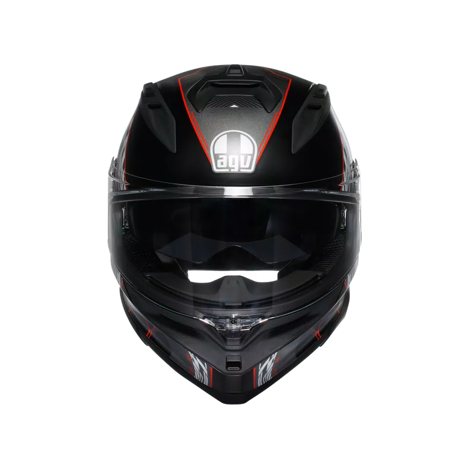 K7 AGV E2206 MPLK - KYBER MATT BLACK/RED