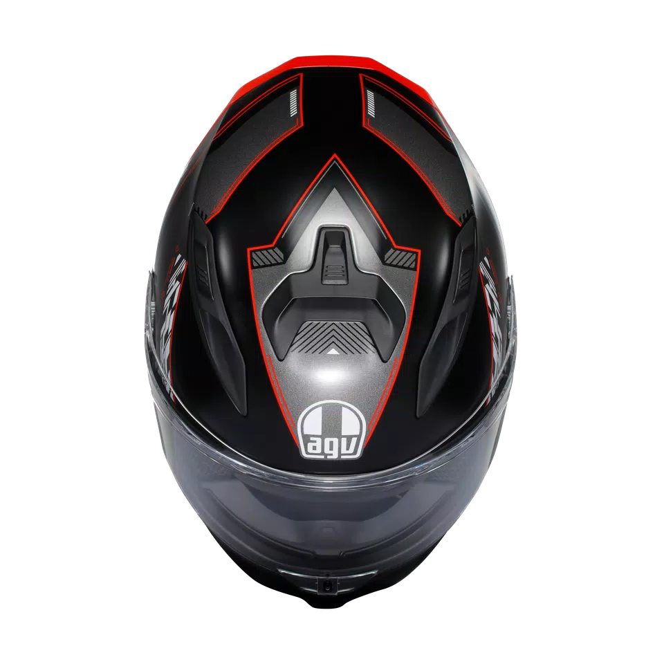 K7 AGV E2206 MPLK - KYBER MATT BLACK/RED