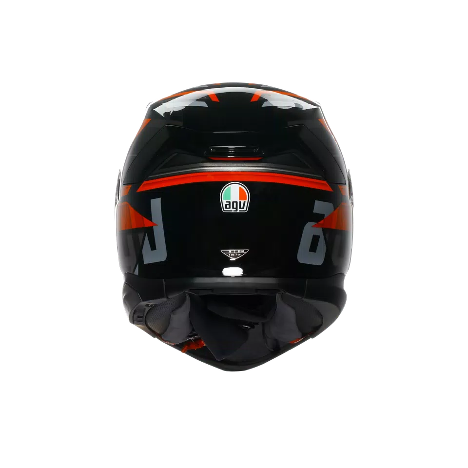 K7 AGV E2206 MPLK - TAURAX BLACK/RED