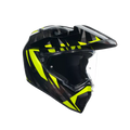AX9 STEPPA CARBON/GREY/YELLOW FLUO - MOTORBIKE FULL FACE HELMET E2206