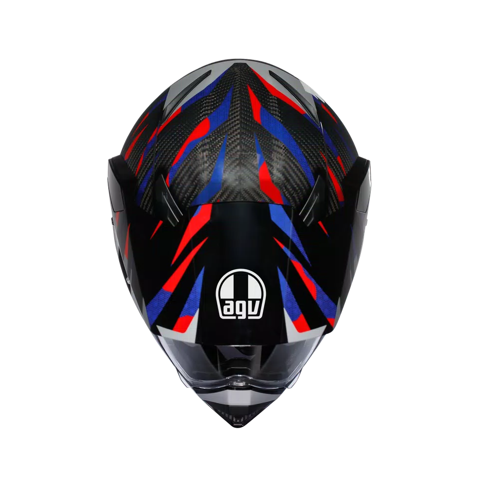 - STEPPA CARBON/RED/BLUE
