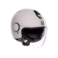 ETERES MONO MATERIA WHITE - MOTORBIKE OPEN FACE HELMET E2206