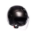 ETERES MONO MATT ASFALTO GREY - MOTORBIKE OPEN FACE HELMET E2206