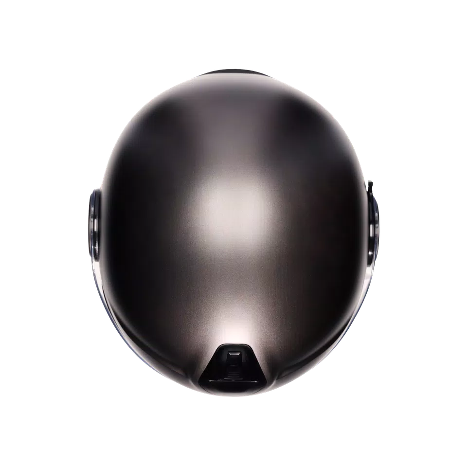 ETERES MONO MATT ASFALTO GREY - MOTORBIKE OPEN FACE HELMET E2206