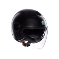 ETERES MONO MATT BLACK - MOTORBIKE OPEN FACE HELMET E2206