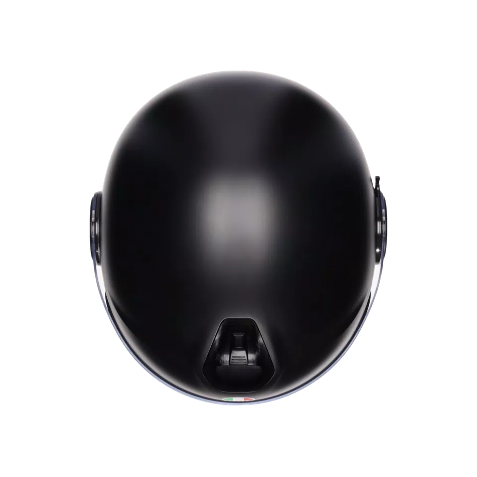 ETERES MONO MATT BLACK - MOTORBIKE OPEN FACE HELMET E2206