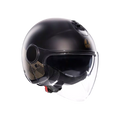 ETERES PONZA MATT BLACK/GOLD - MOTORBIKE OPEN FACE HELMET E2206