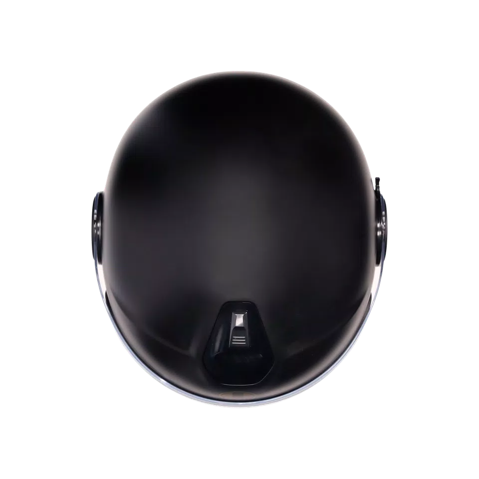 ETERES PONZA MATT BLACK/GOLD - MOTORBIKE OPEN FACE HELMET E2206