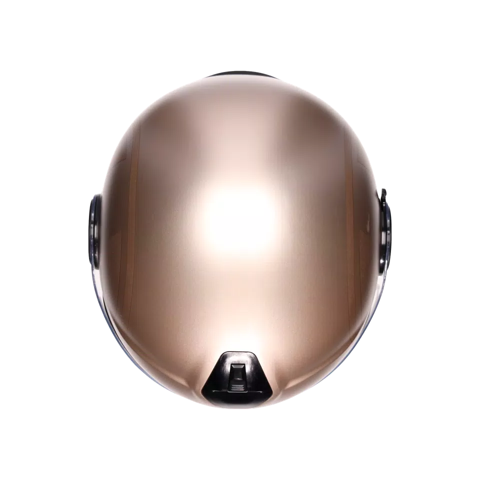 ETERES SIROLO MATT WHITE/GOLD - MOTORBIKE OPEN FACE HELMET E2206