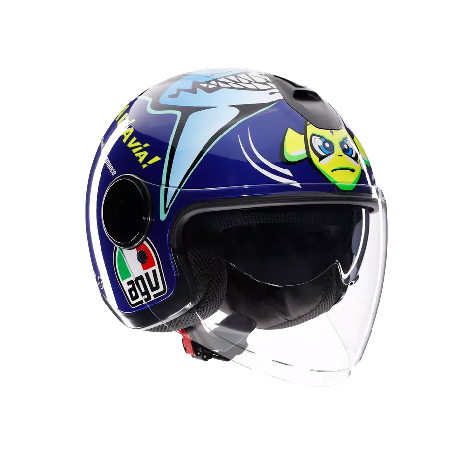 ETERES ROSSI MISANO 2015 - MOTORBIKE OPEN FACE HELMET E2206