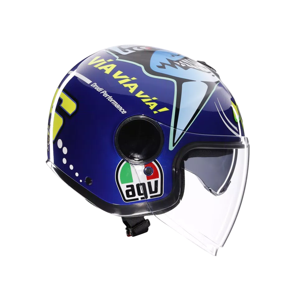 ETERES ROSSI MISANO 2015 - MOTORBIKE OPEN FACE HELMET E2206