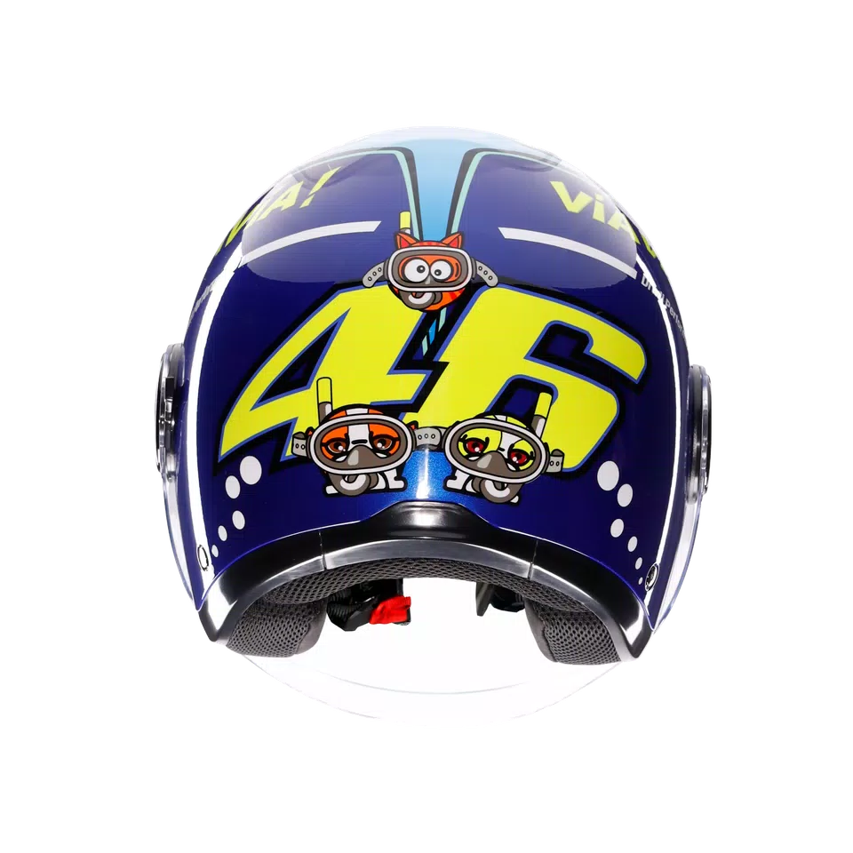 ETERES ROSSI MISANO 2015 - MOTORBIKE OPEN FACE HELMET E2206