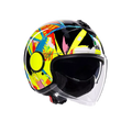 ETERES ROSSI WINTER TEST 2019 - MOTORBIKE OPEN FACE HELMET E2206