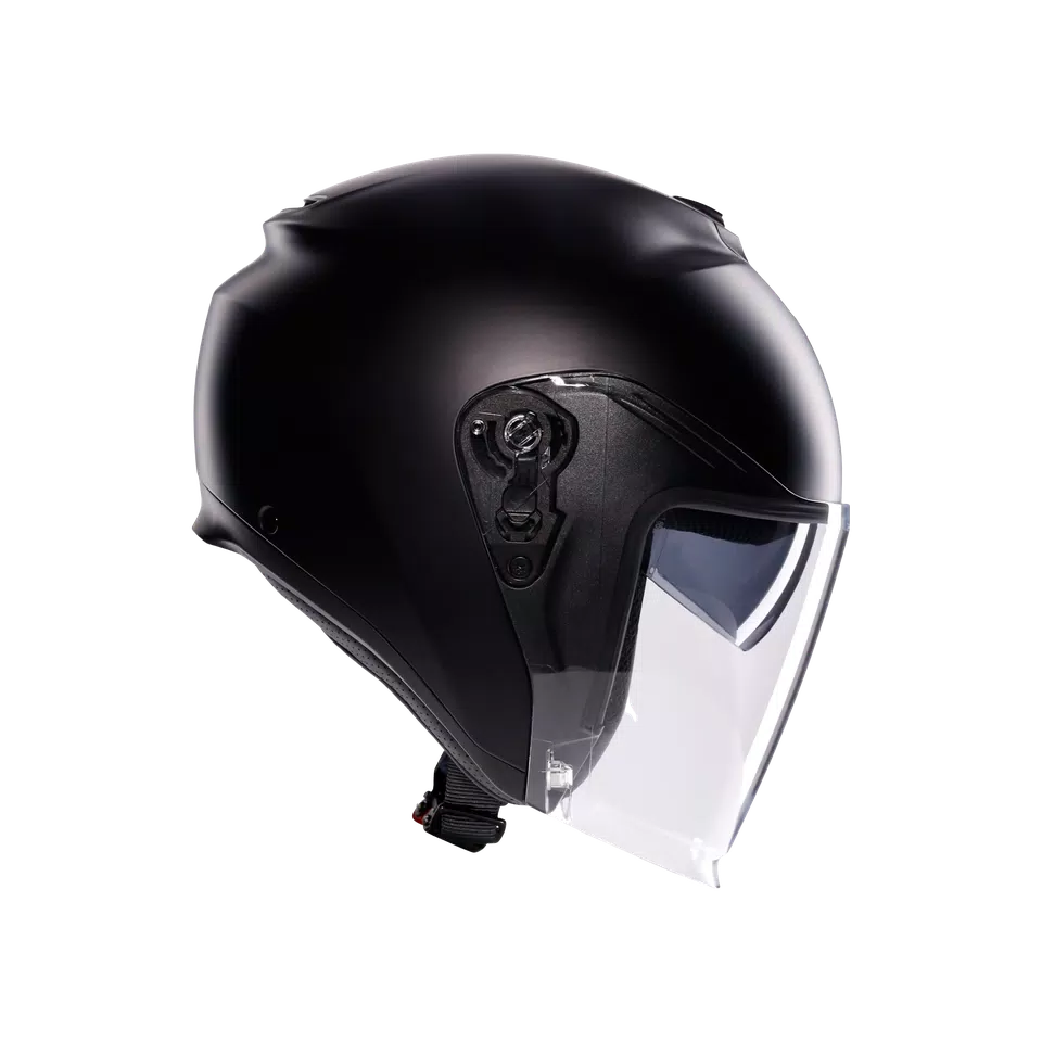 IRIDES MONO MATT BLACK - MOTORBIKE OPEN FACE HELMET E2206