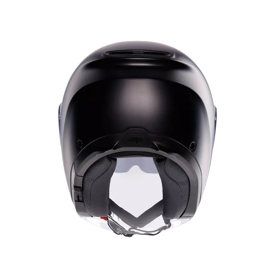 IRIDES MONO MATT BLACK - MOTORBIKE OPEN FACE HELMET E2206