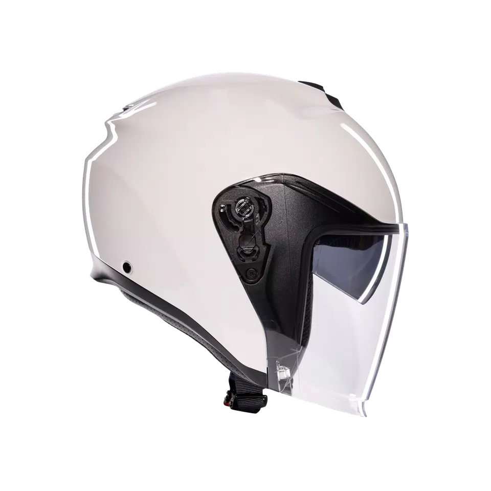 IRIDES MONO MATERIA WHITE - MOTORBIKE OPEN FACE HELMET E2206
