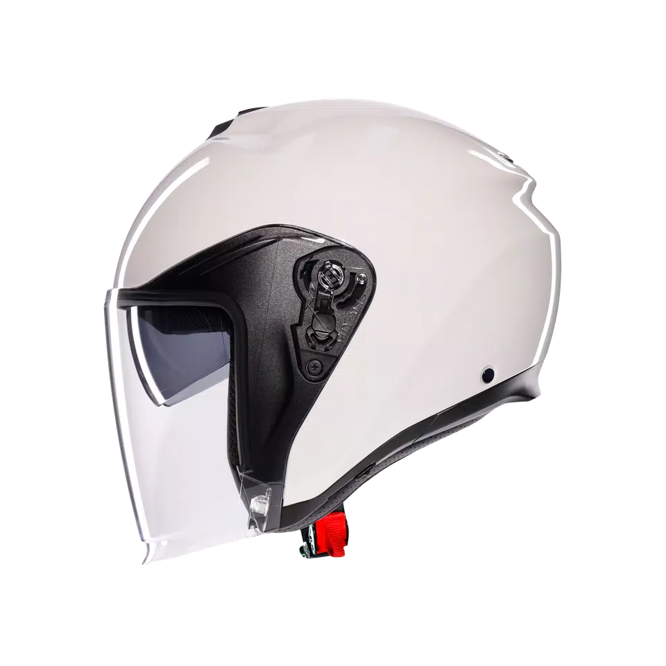 IRIDES MONO MATERIA WHITE - MOTORBIKE OPEN FACE HELMET E2206