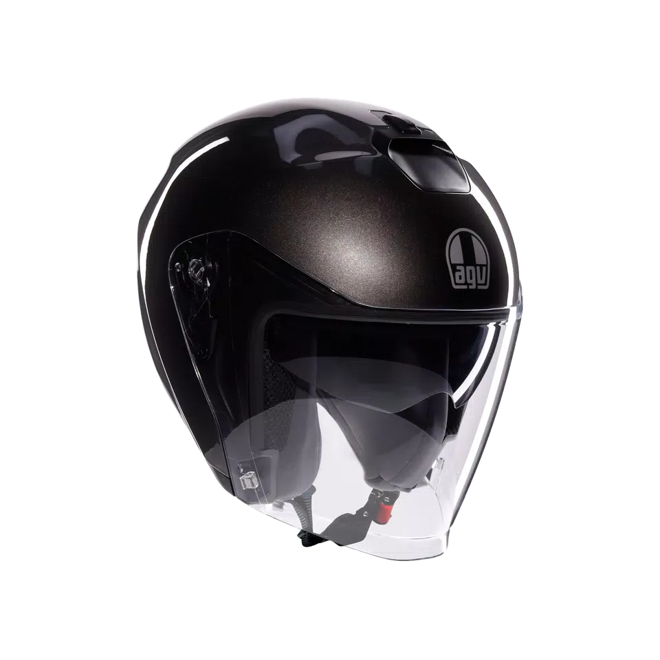 IRIDES MONO ASFALTO GREY - MOTORBIKE OPEN FACE HELMET E2206
