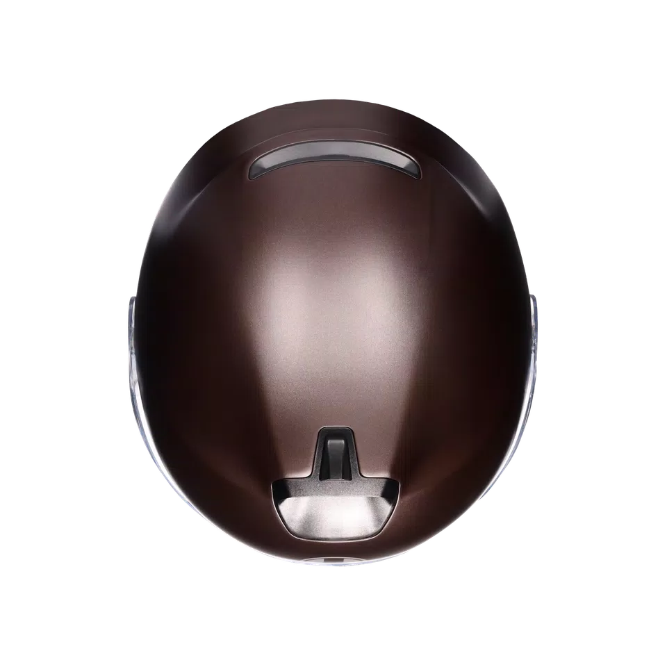 IRIDES MONO MATT PREGIATO BRONZE - MOTORBIKE OPEN FACE HELMET E2206