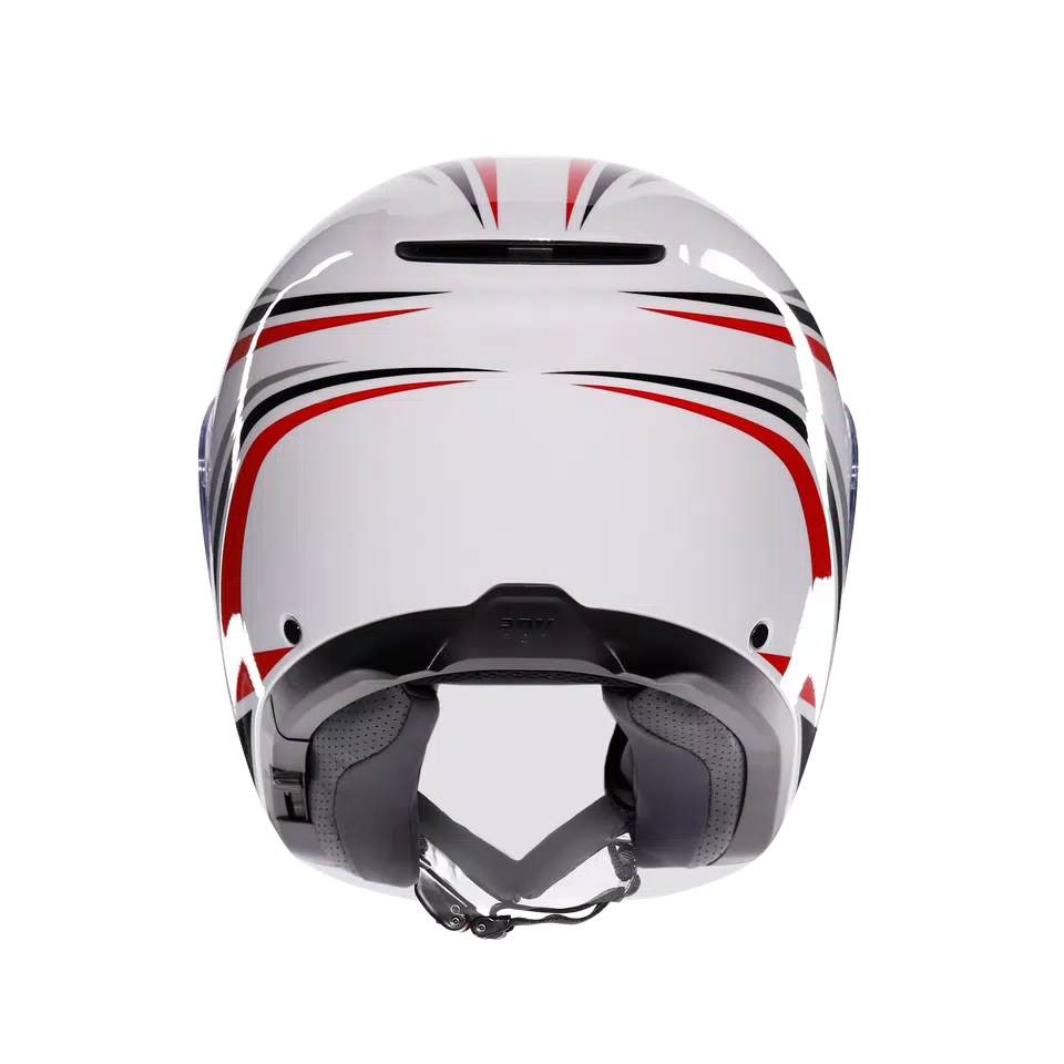 IRIDES TOLOSA BLACK/GREY/RED - MOTORBIKE OPEN FACE HELMET E2206