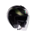 IRIDES SAKAI MATT GREEN/BLACK - MOTORBIKE OPEN FACE HELMET E2206