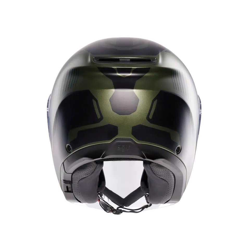 IRIDES SAKAI MATT GREEN/BLACK - MOTORBIKE OPEN FACE HELMET E2206