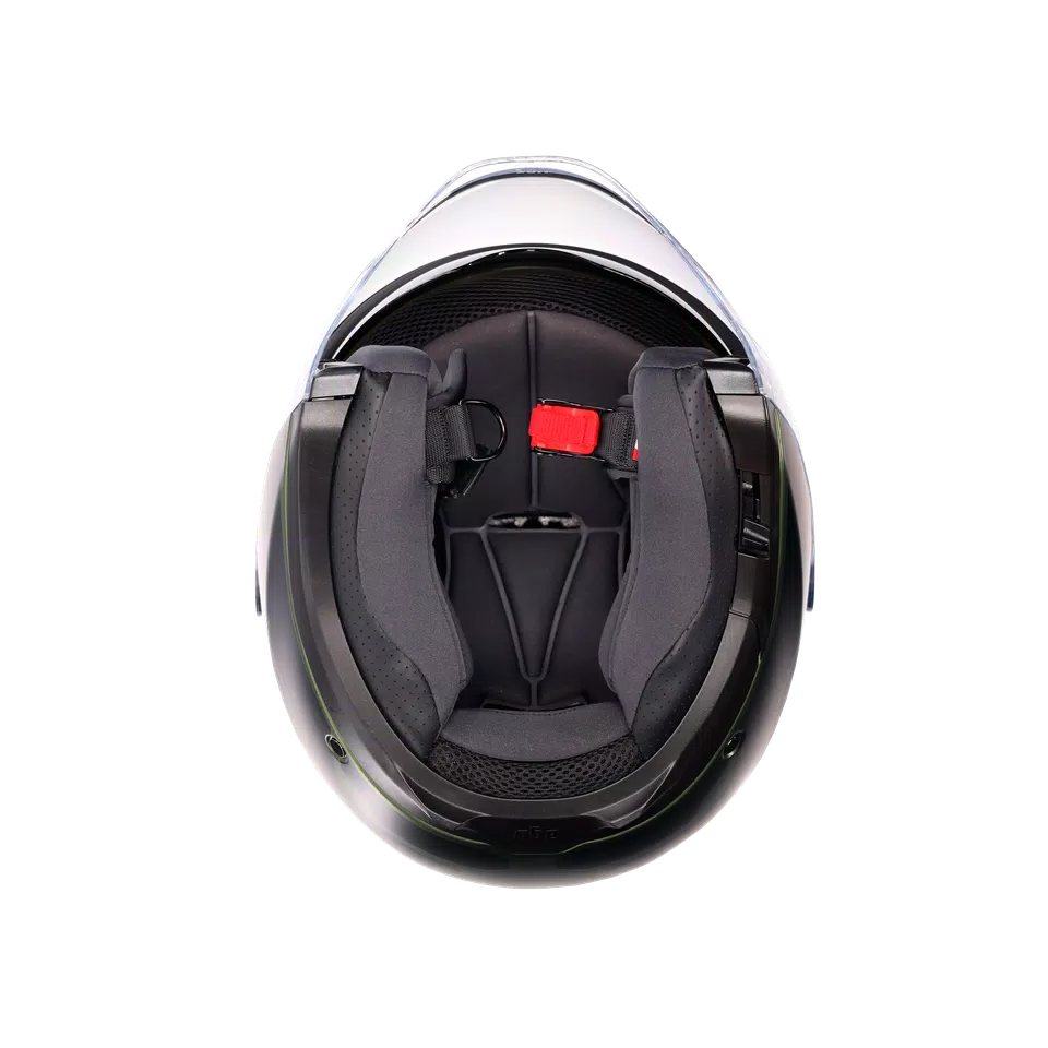 IRIDES SAKAI MATT GREEN/BLACK - MOTORBIKE OPEN FACE HELMET E2206