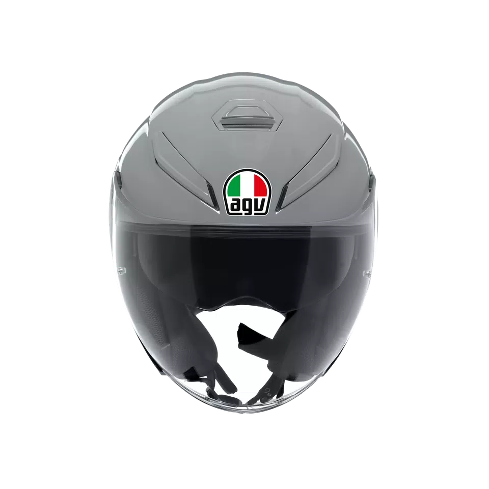 K5 JET EVO MONO NARDO GREY - MOTORBIKE OPEN FACE HELMET E2206