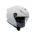 K5 JET EVO MONO STELVIO WHITE - MOTORBIKE OPEN FACE HELMET E2206
