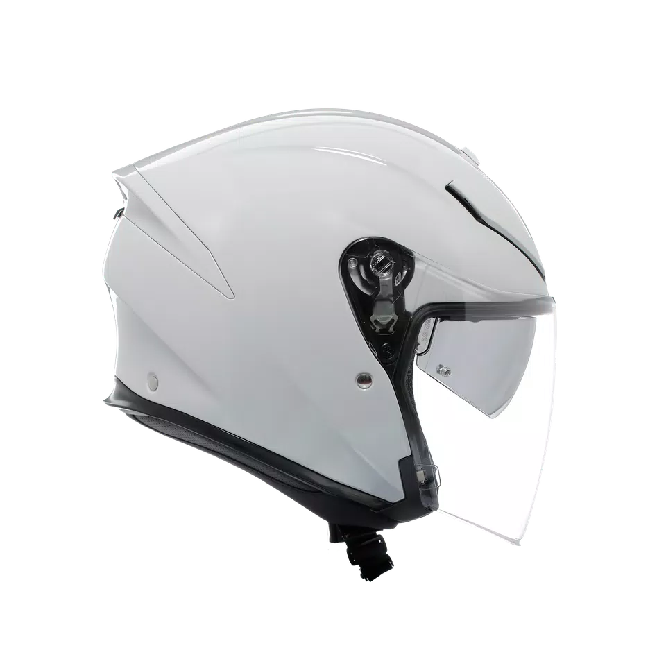 K5 JET EVO MONO STELVIO WHITE - MOTORBIKE OPEN FACE HELMET E2206