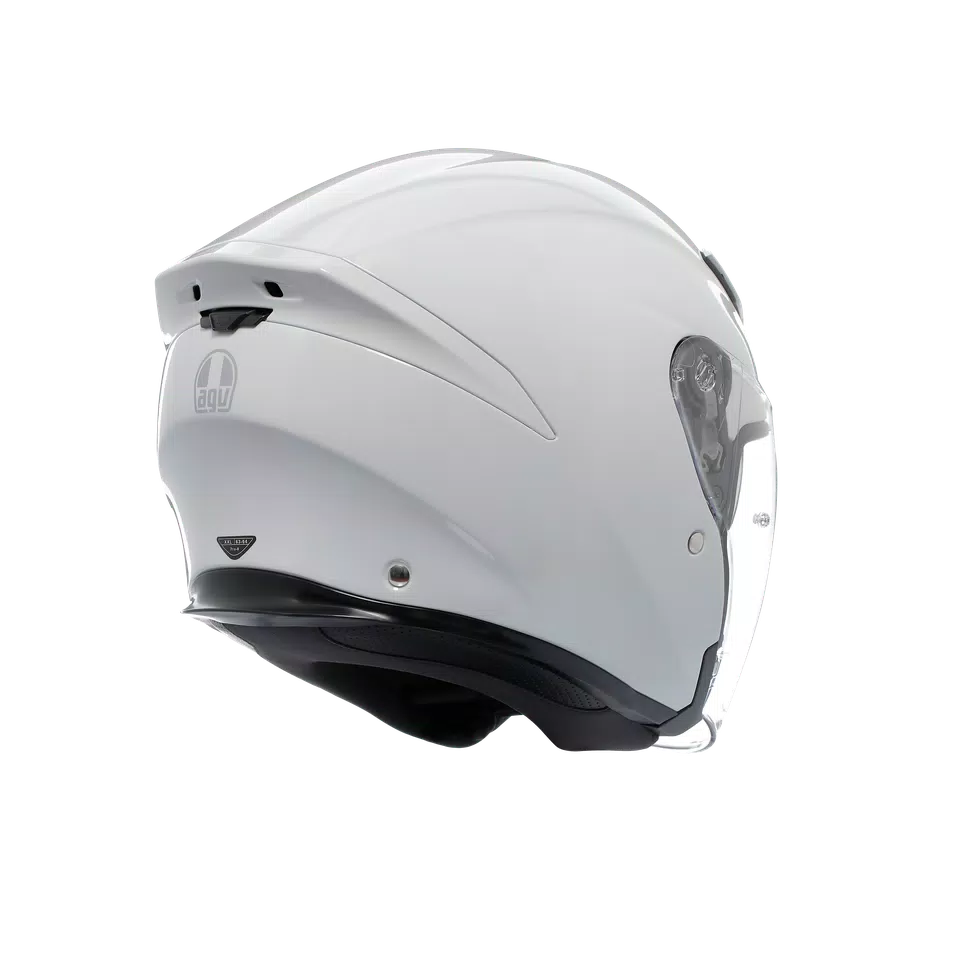 K5 JET EVO MONO STELVIO WHITE - MOTORBIKE OPEN FACE HELMET E2206