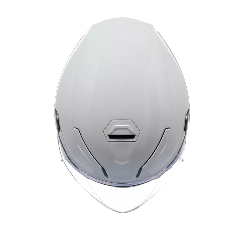 K5 JET EVO MONO STELVIO WHITE - MOTORBIKE OPEN FACE HELMET E2206