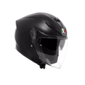 K5 JET EVO MONO MATT BLACK - MOTORBIKE OPEN FACE HELMET E2206