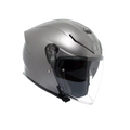 K5 JET EVO MONO MATT LUNA GREY - MOTORBIKE OPEN FACE HELMET E2206