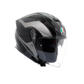 K5 JET EVO TUNE GREY/BLACK - MOTORBIKE OPEN FACE HELMET E2206