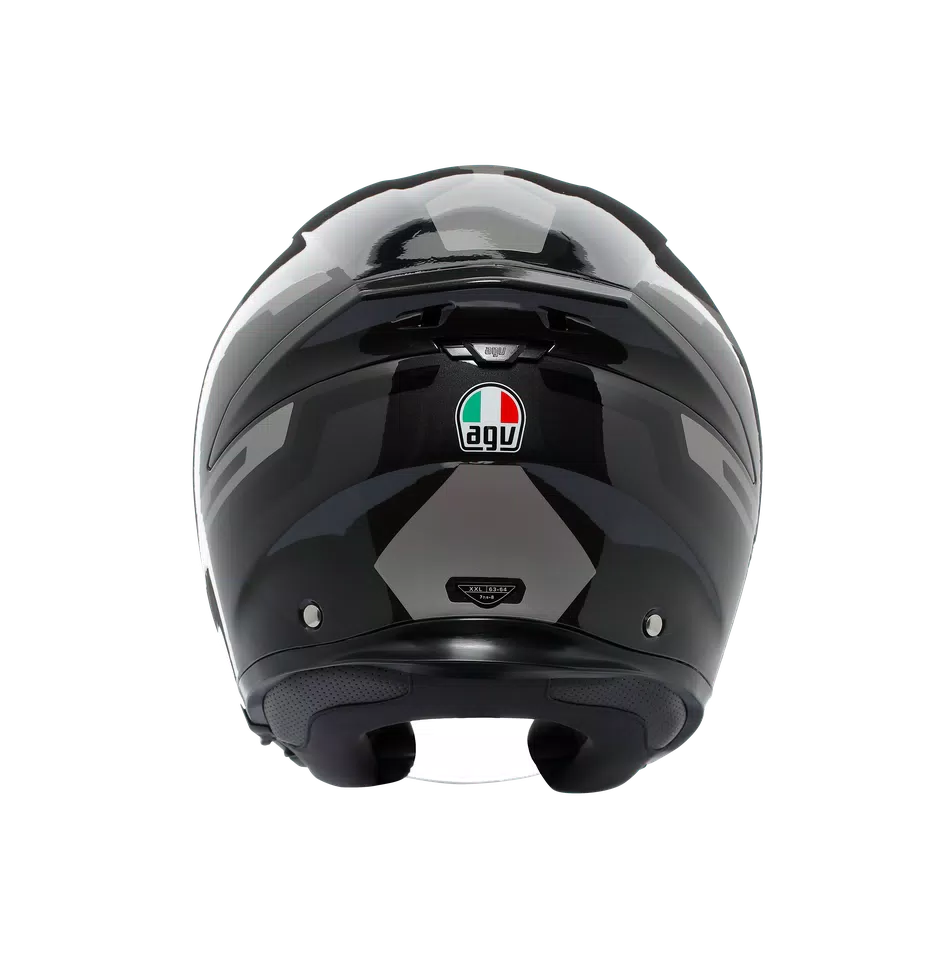 K5 JET EVO TUNE GREY/BLACK - MOTORBIKE OPEN FACE HELMET E2206