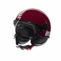 MOMODESIGN FGTR CLASSIC CANDY PURPLE / WHITE - JET HELMET WITH VISOR E2206