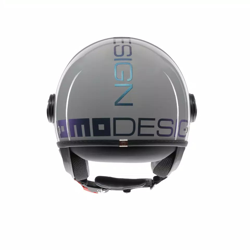MOMODESIGN FGTR CLASSIC FLIP BLUE / FUCSIA - JET HELMET WITH VISOR E2206