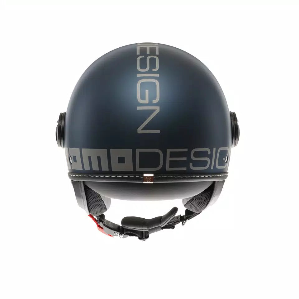 MOMODESIGN FGTR EVO MATT AVIO / SILVER - JET HELMET WITH DUAL VISOR E2206