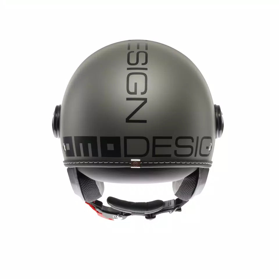 MOMODESIGN FGTR EVO MATT TITANIUM FROST / BLACK - JET HELMET WITH DUAL VISOR E2206
