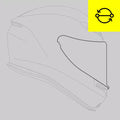Replacement of the visor trim Sport helmets