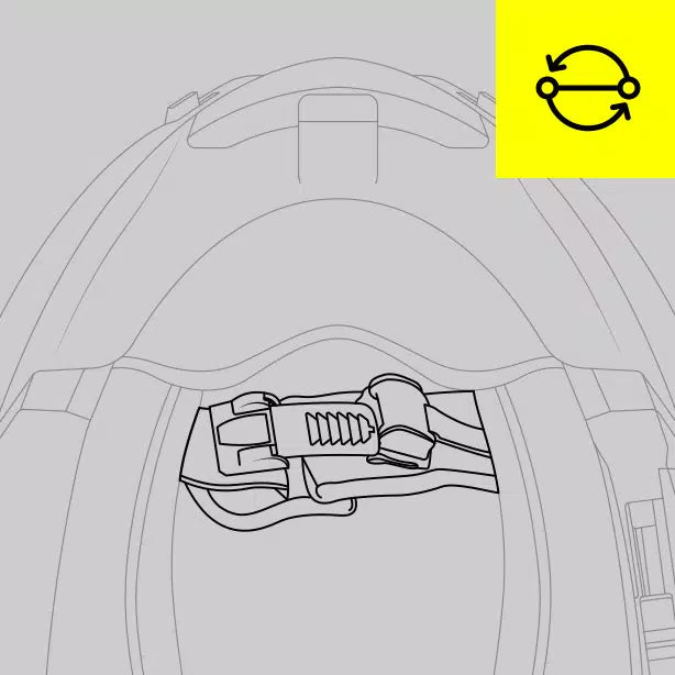 Replacement of the chinstrap Sportmodular